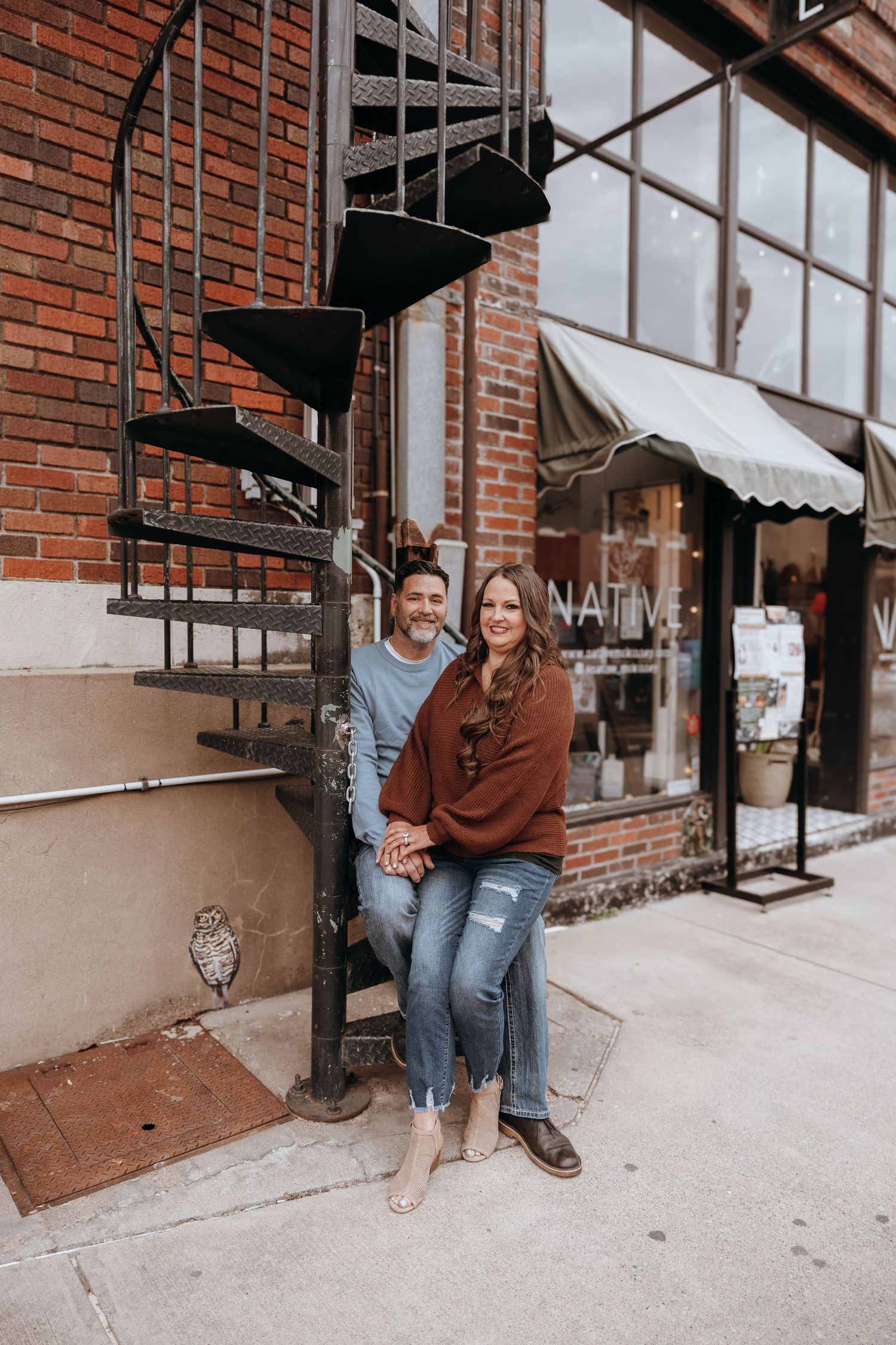 Engagement Shoot in Downtown Mckinney, TX