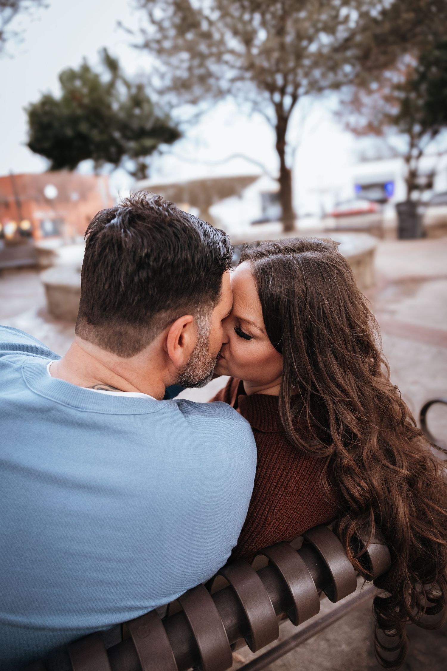 Engagement Shoot in Downtown Mckinney, TX