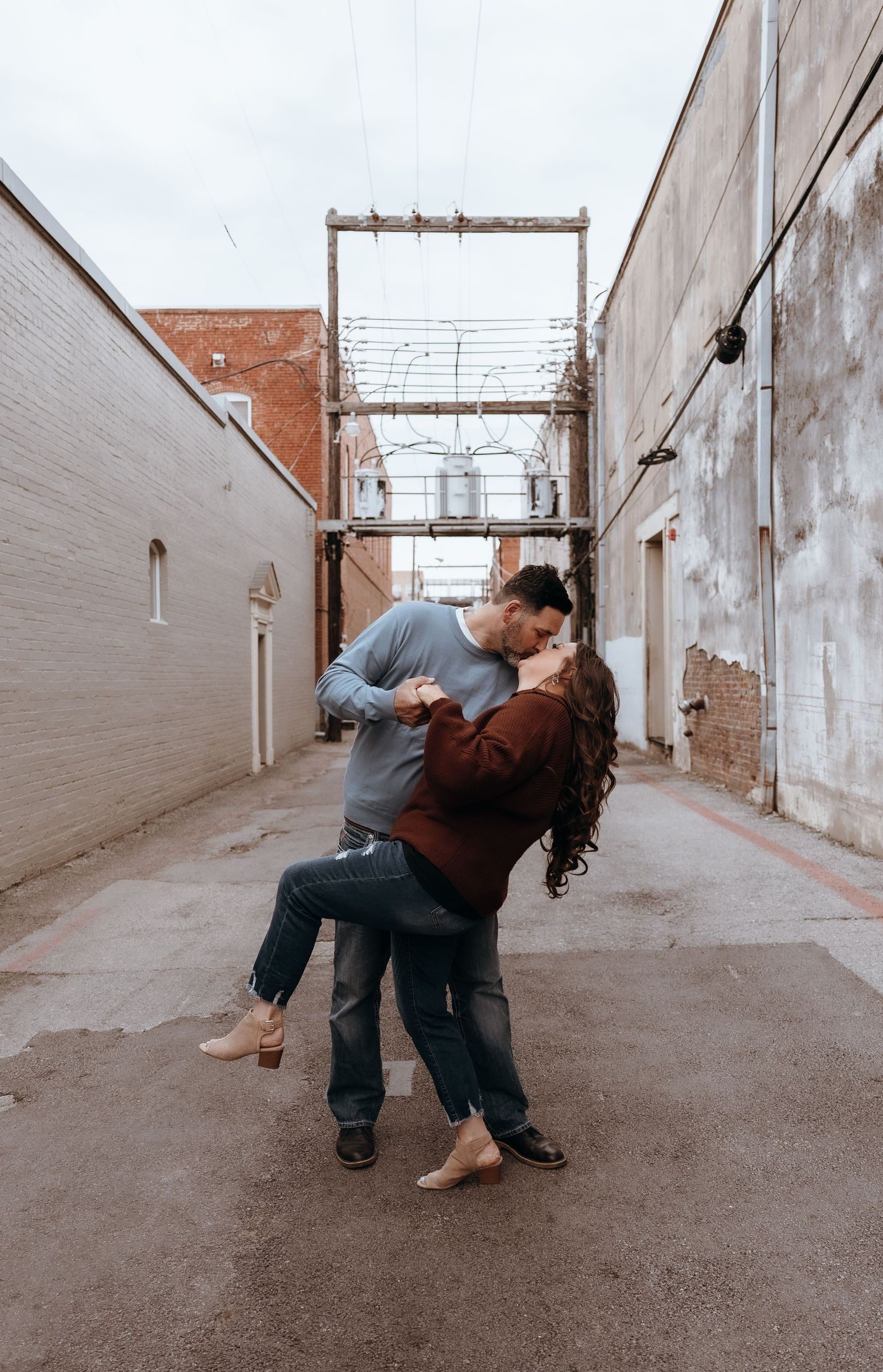 Engagement Shoot in Downtown Mckinney, TX