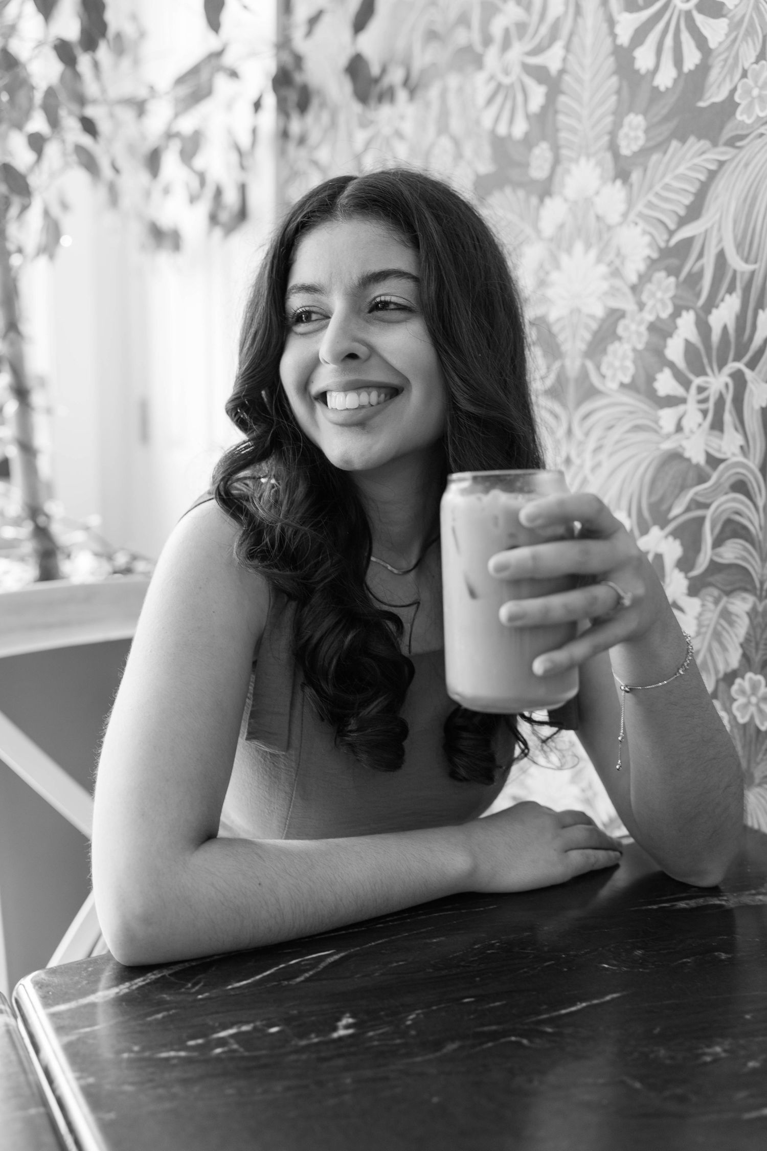 cafe portrait