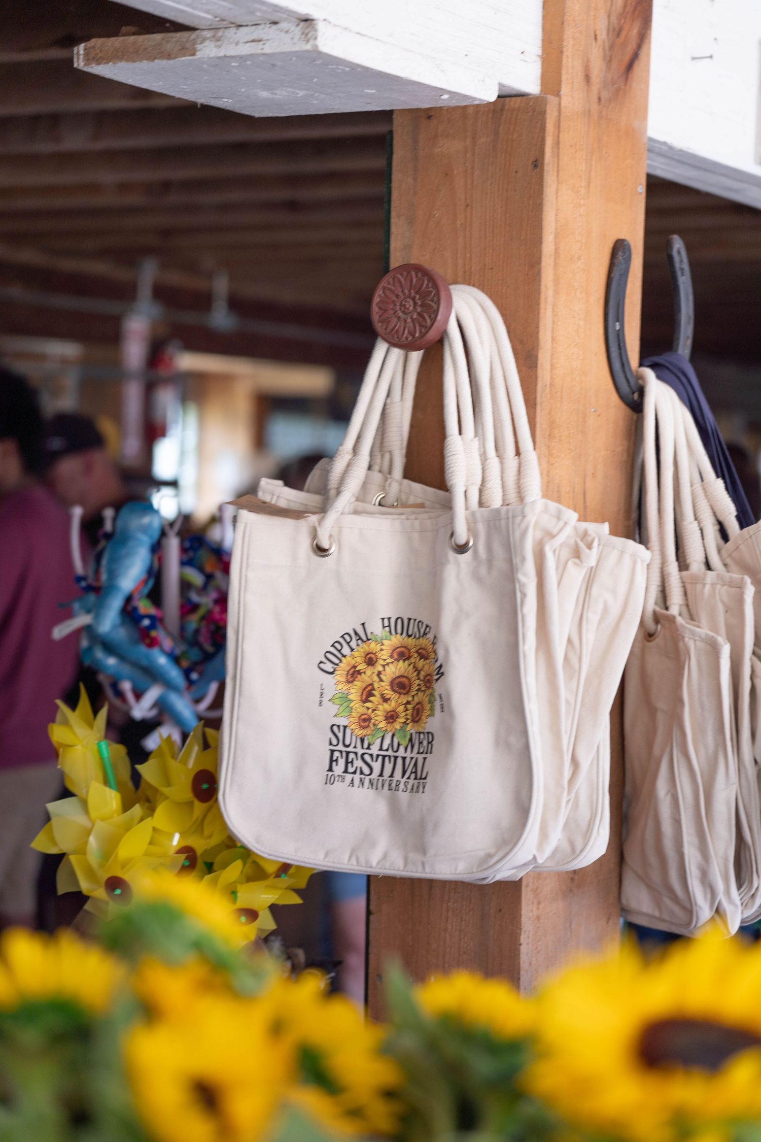 sunflower canvas bag product
