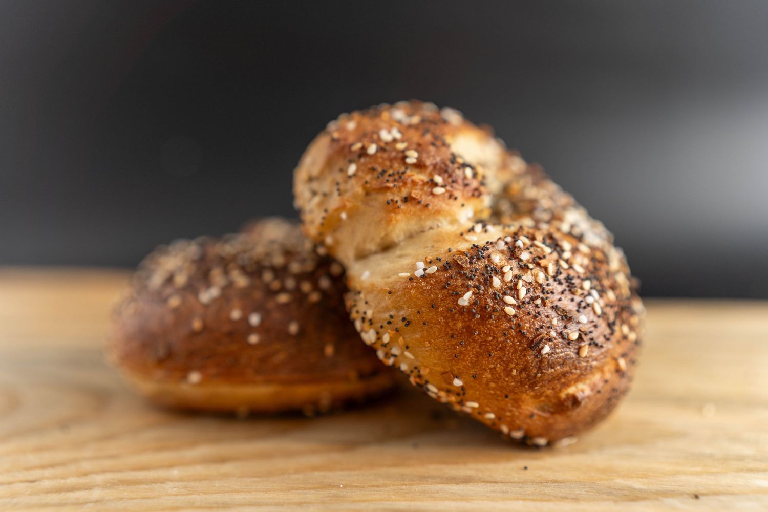 bagel product photography