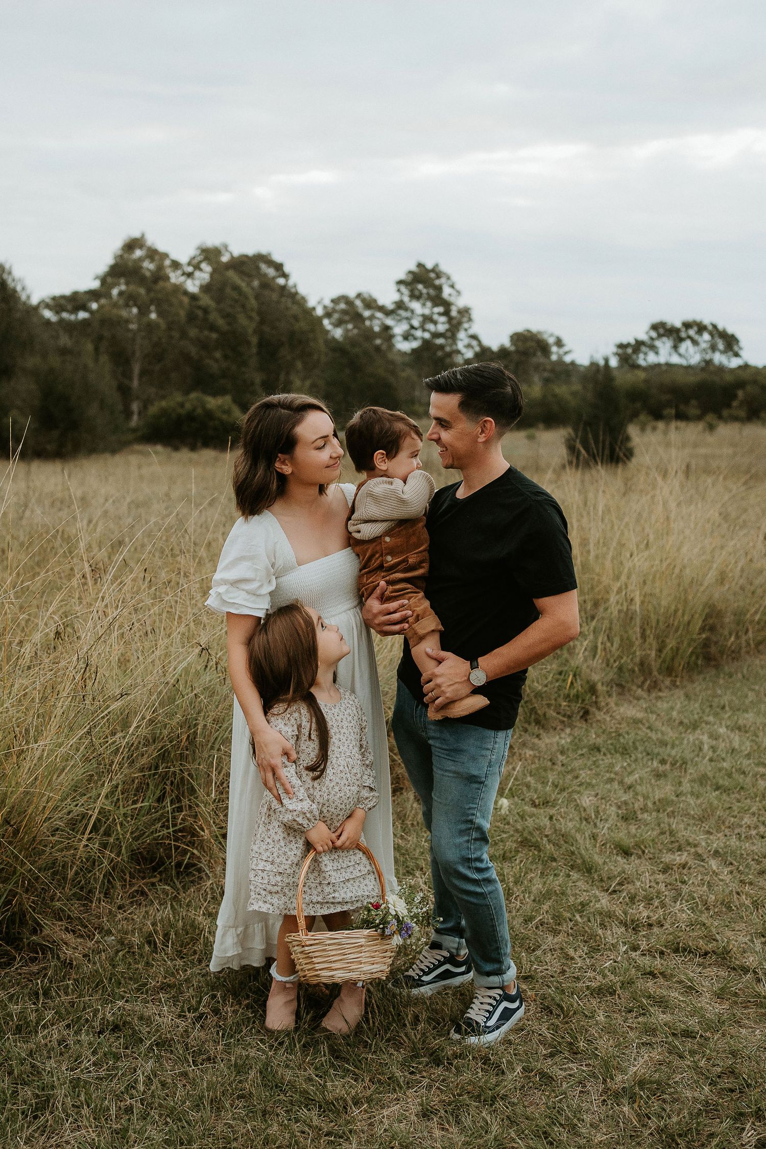 Family of four Rouse Hill Regional Park