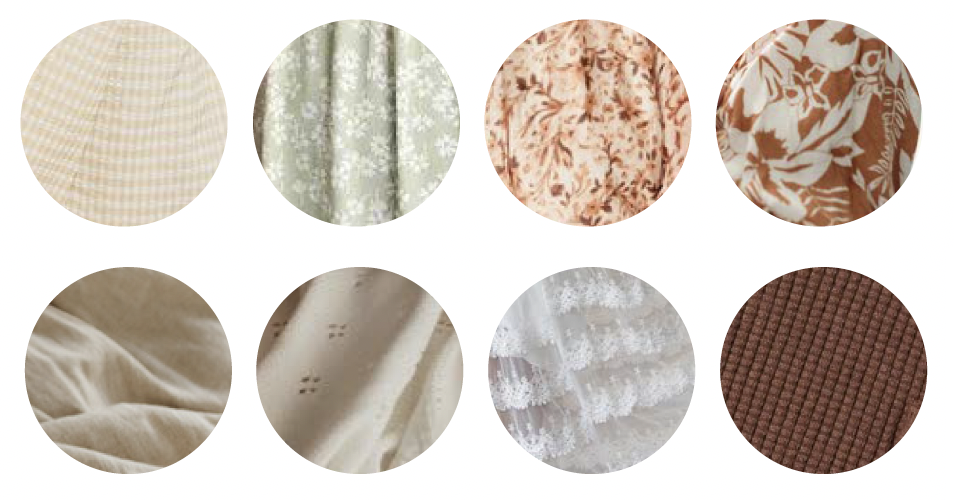 Examples of patterns and textures in clothing to wear at your family photoshoot