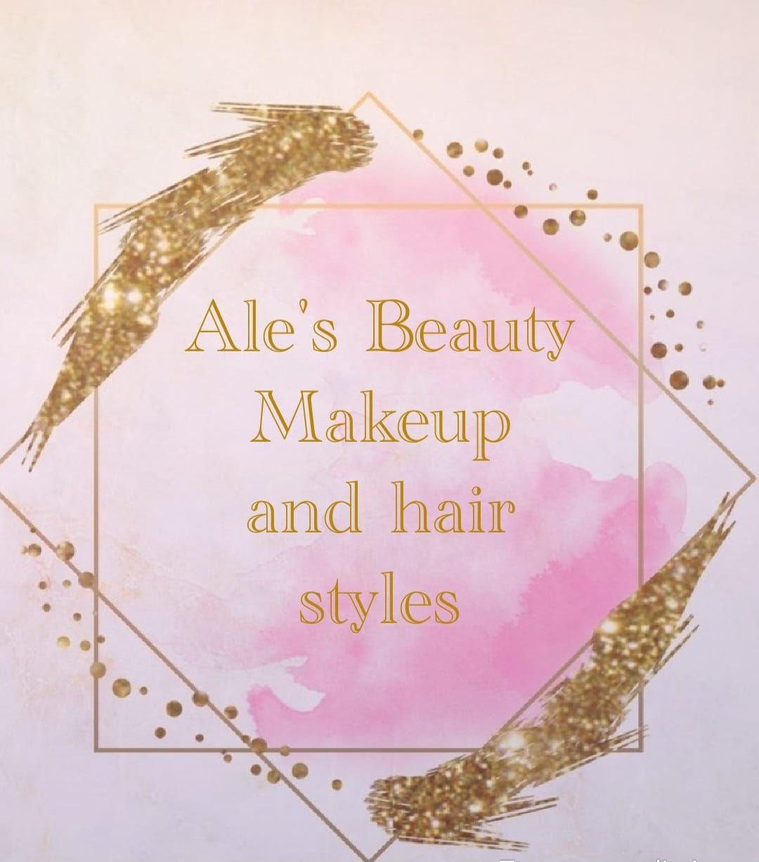 Ales beauty makeup and hair styles logo