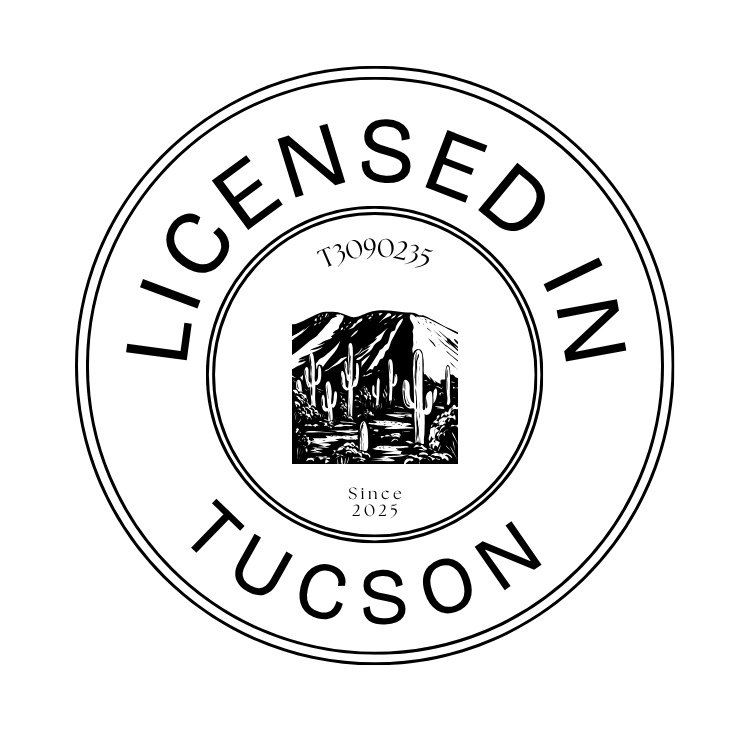 Set of vintage-inspired black and white minimal logos and stamps with circular designs displayed in a row.