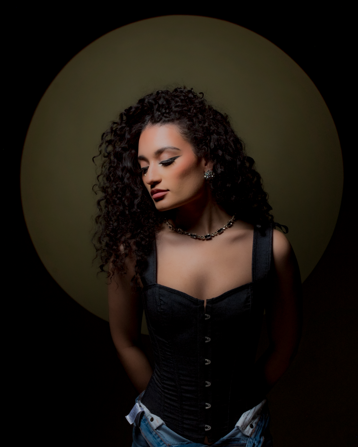 Moody fashion photography series with vintage styling and dramatic lighting effects.