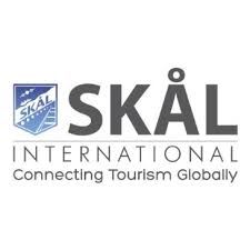 Skål International logo with blue shield emblem and tagline Connecting Tourism Globally.