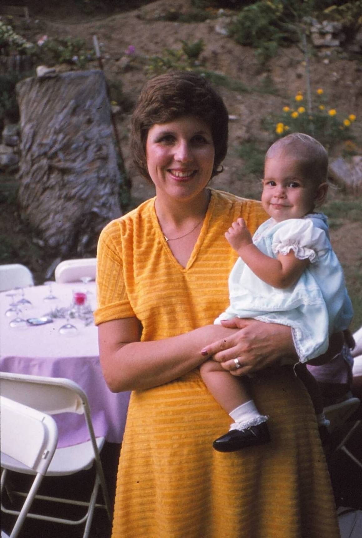 My mother and me