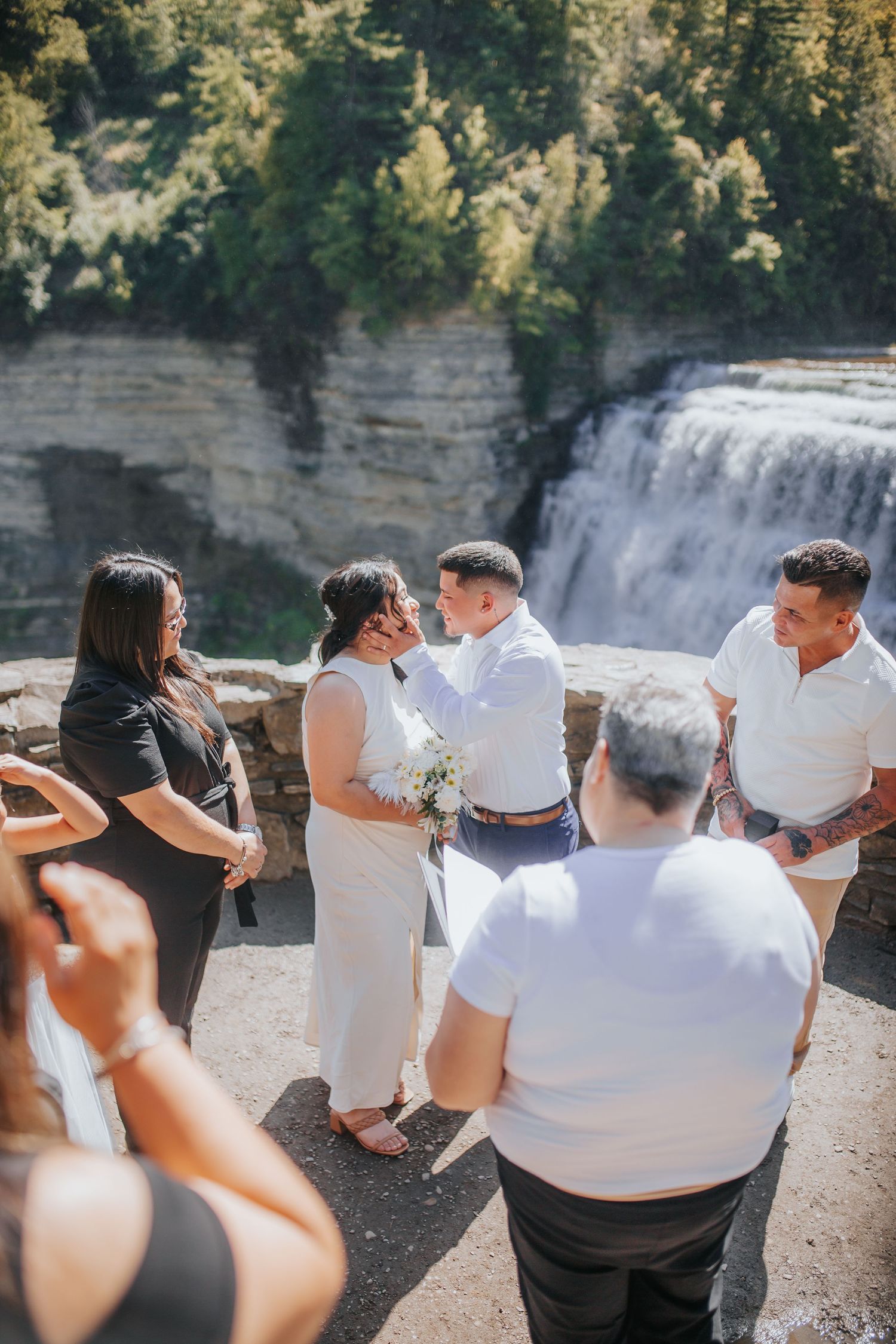 Photos of Olga and Jose's Letchworth State Park elopement