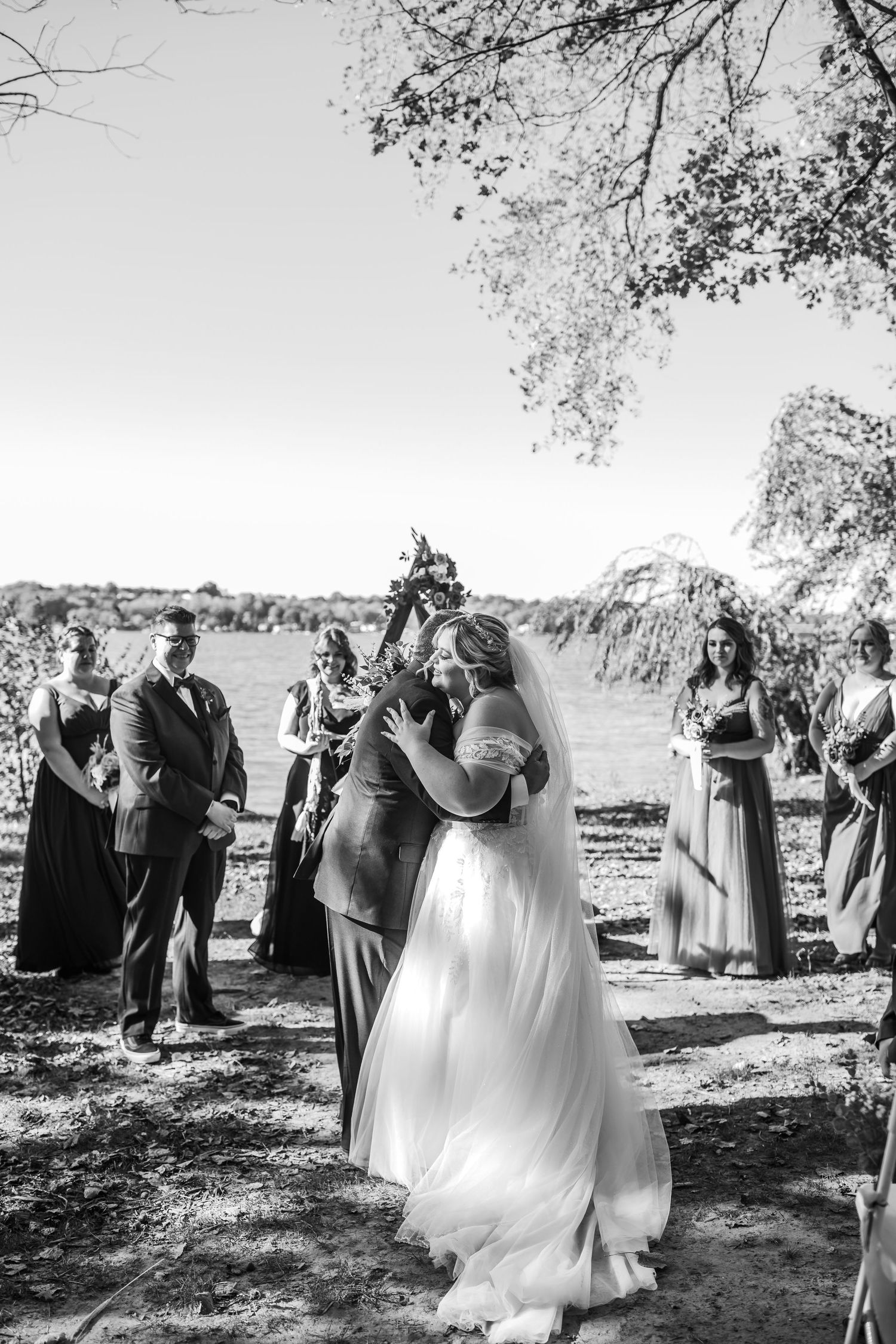 Cindy and Ashley's wedding ceremony