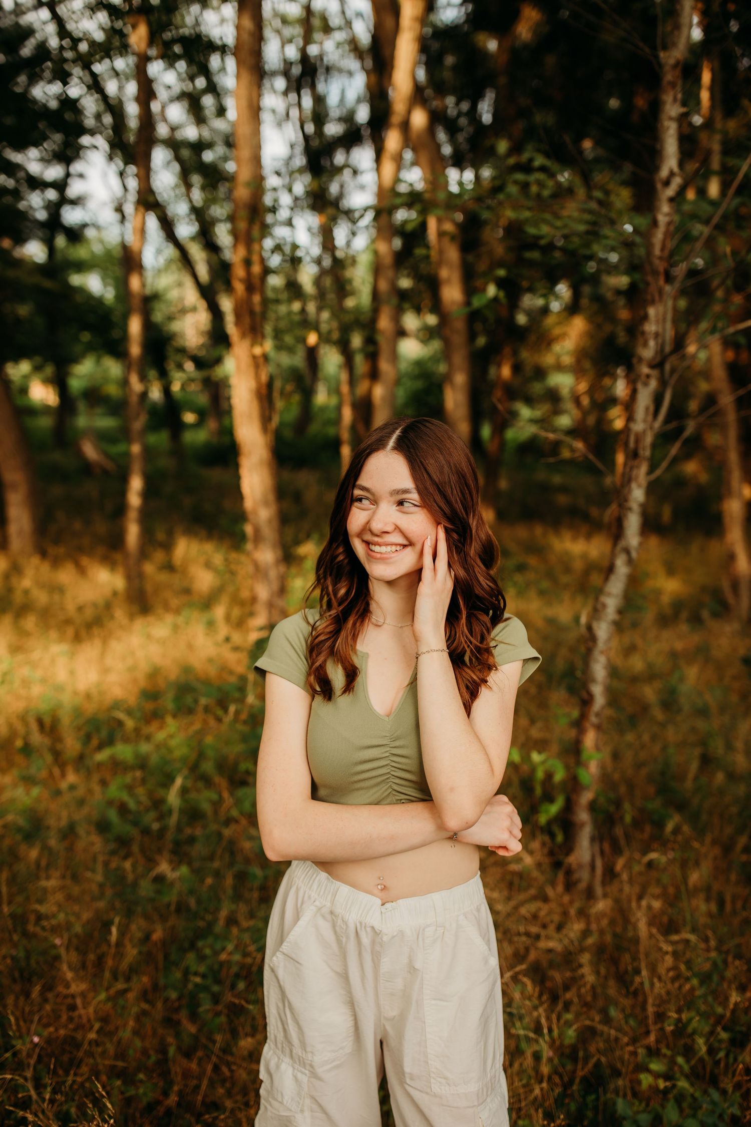 Senior girl photos at Letchworth State Park in Castile, NY