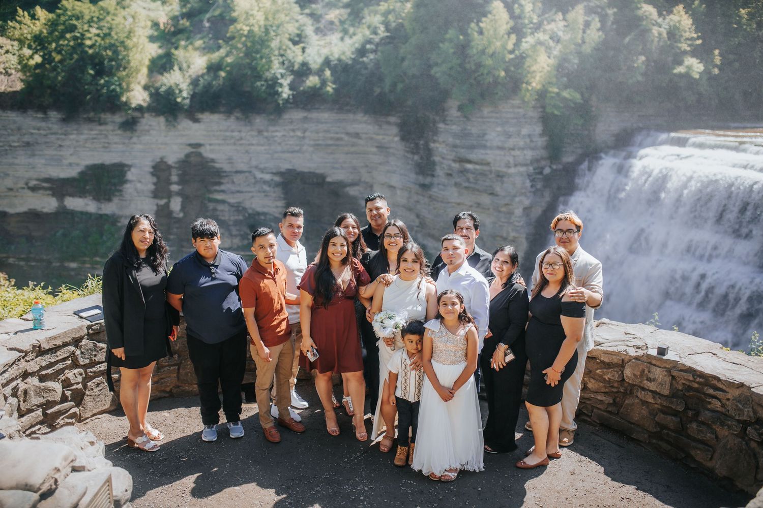 Photos of Olga and Jose's Letchworth State Park elopement