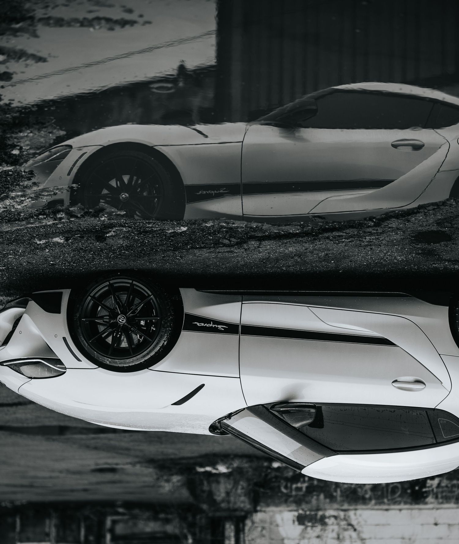 A Toyota Supra photographed in Batavia, NY