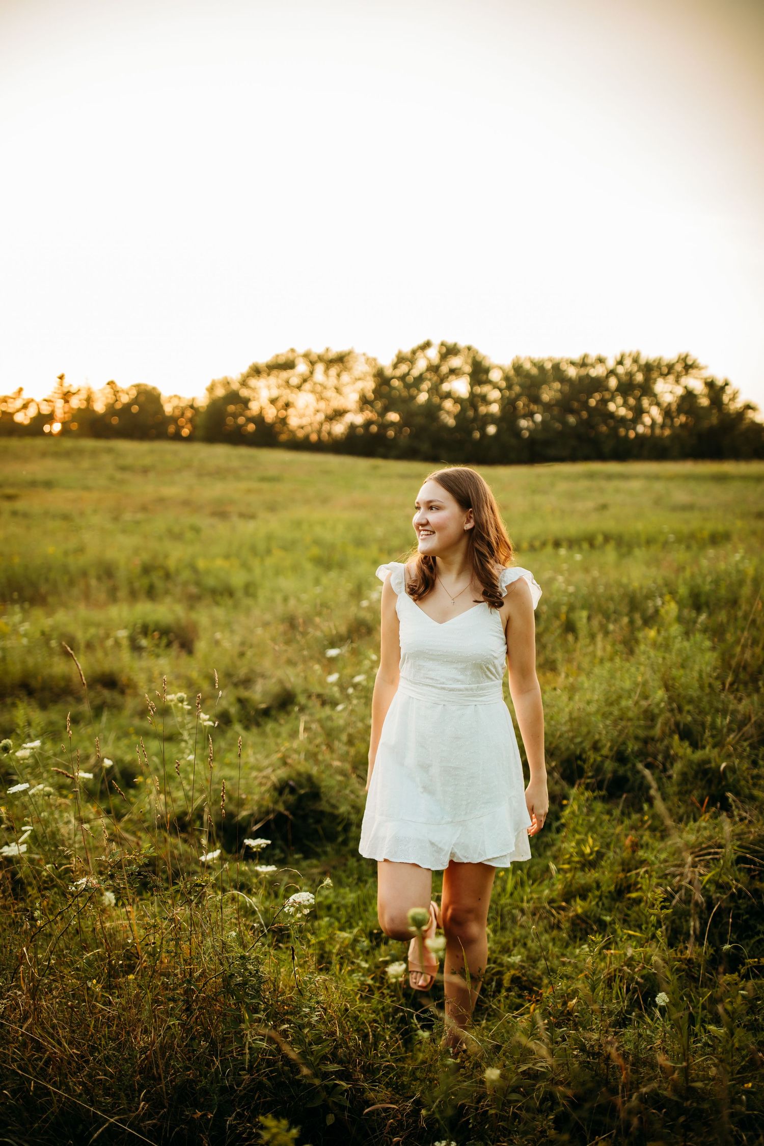 Senior photos in East Aurora, NY at Knox Farm