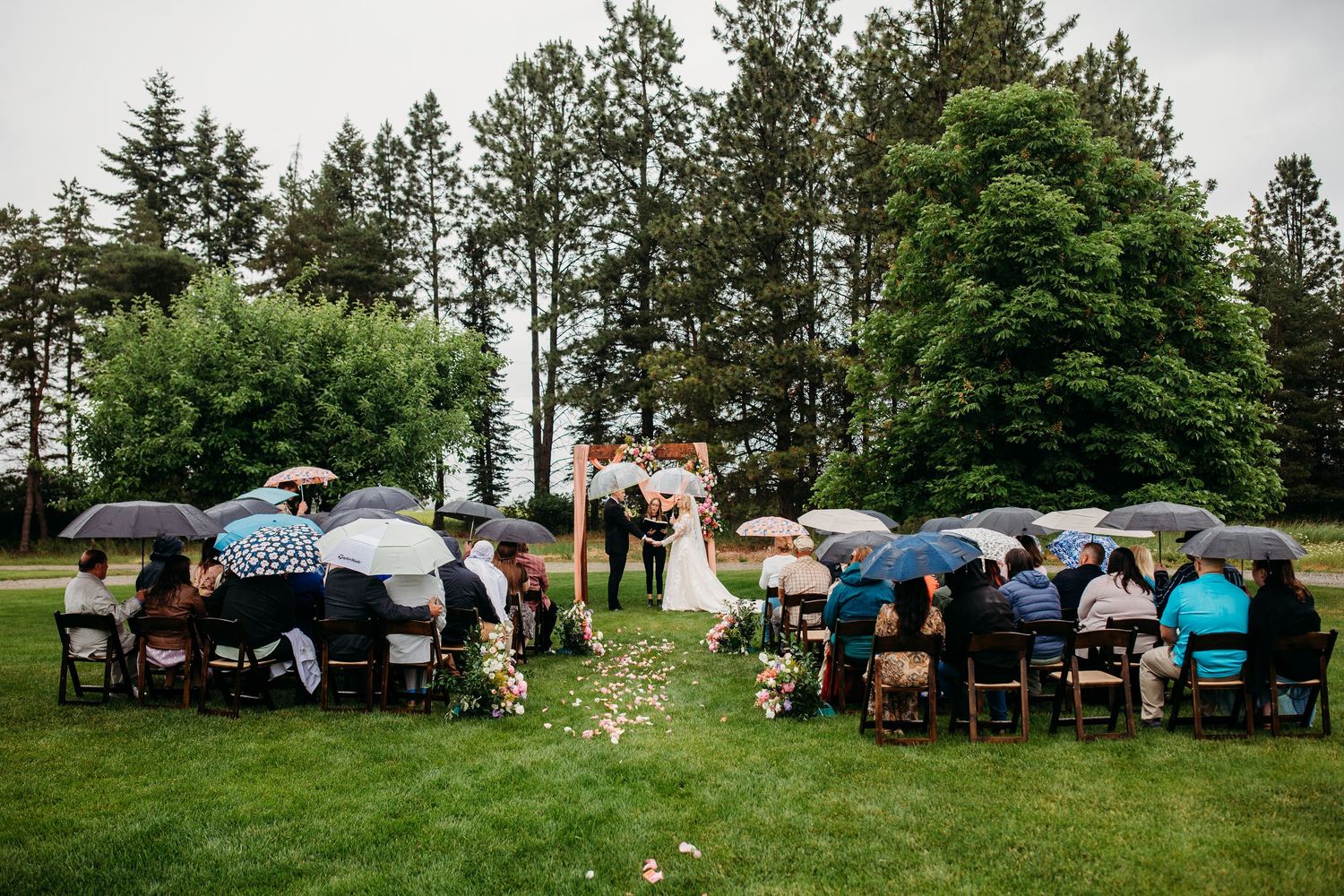 Autumn and Robin's Kalispell MT Wedding Ceremony