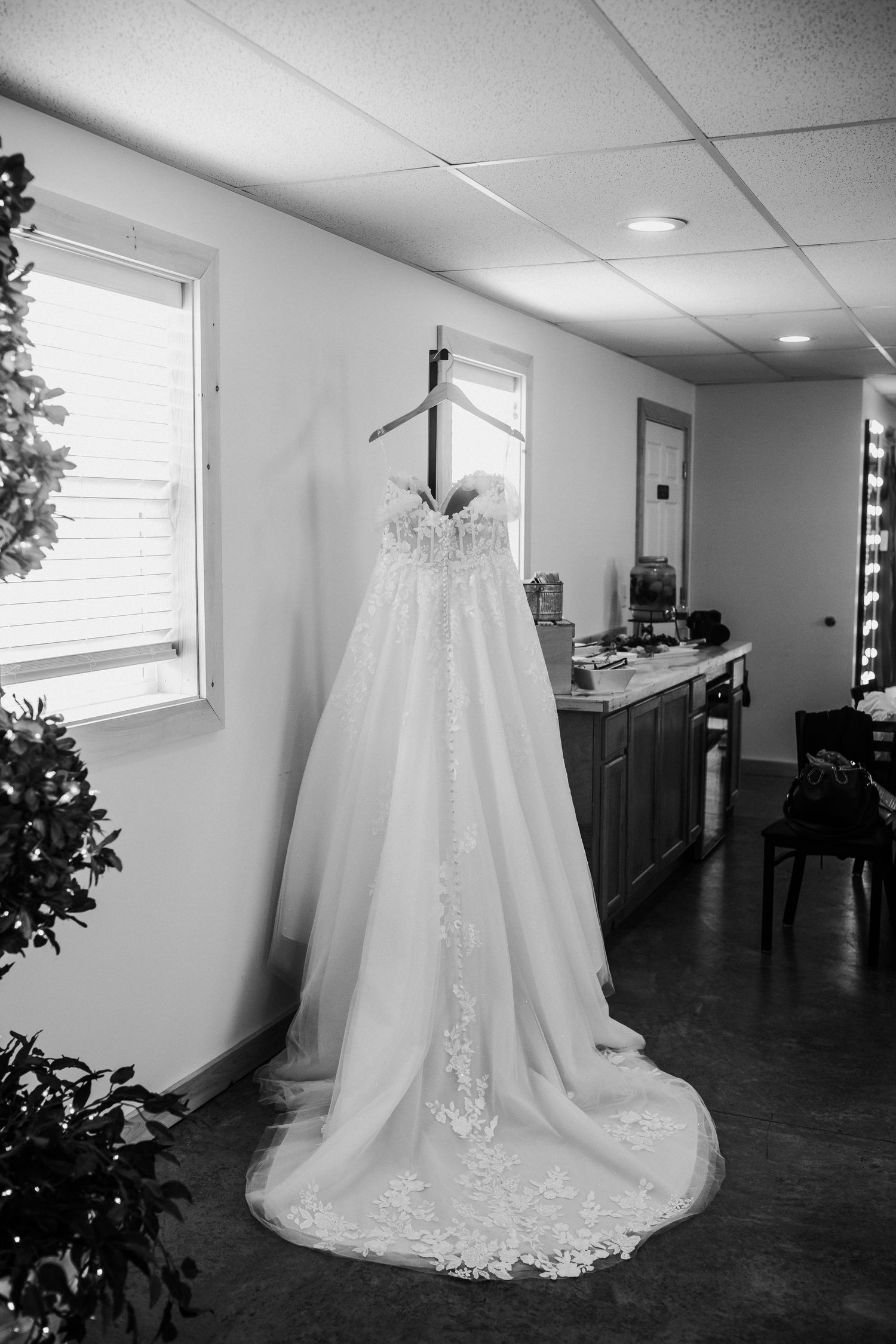 The Whipple's wedding day at Binksberry Hollow in Wilson, NY