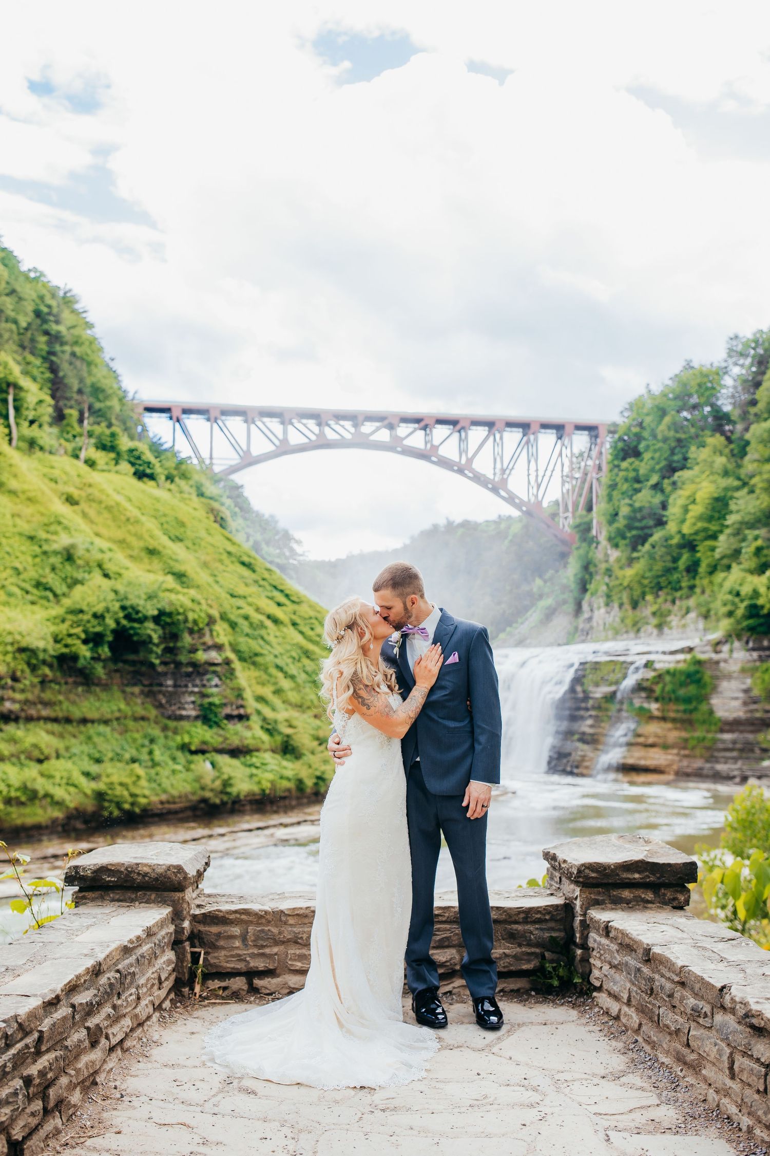 Photos of Kerry and Joel's Letchworth State Park micro-wedding