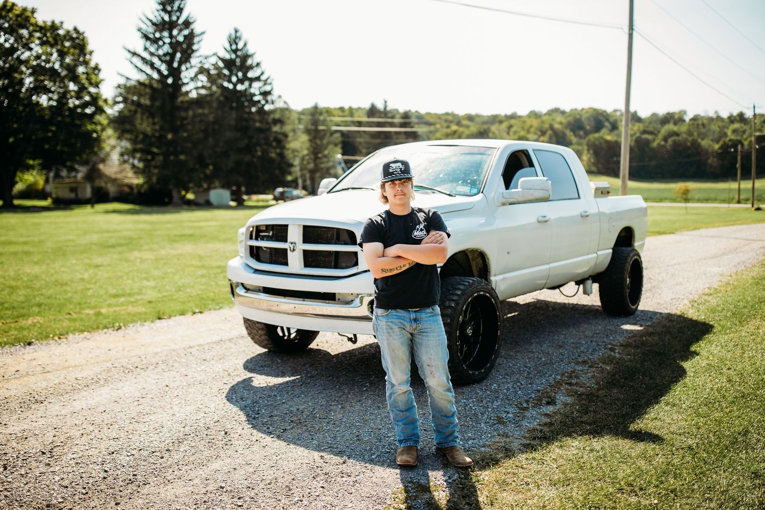 Senior boy photos in Warsaw, NY