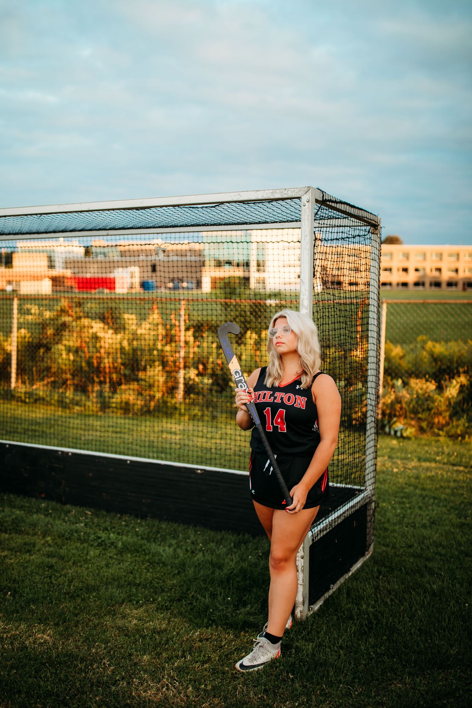 Senior sports photos at Hilton High School in Hilton, NY