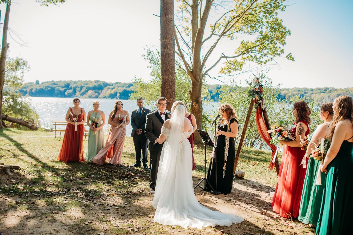 Cindy and Ashley's wedding ceremony
