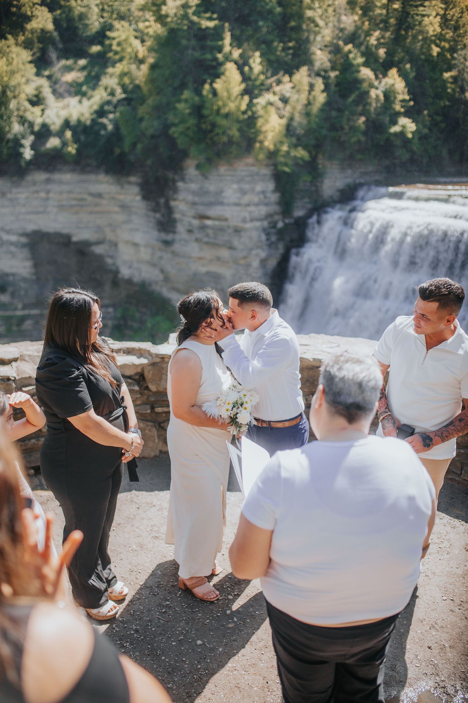 Photos of Olga and Jose's Letchworth State Park elopement