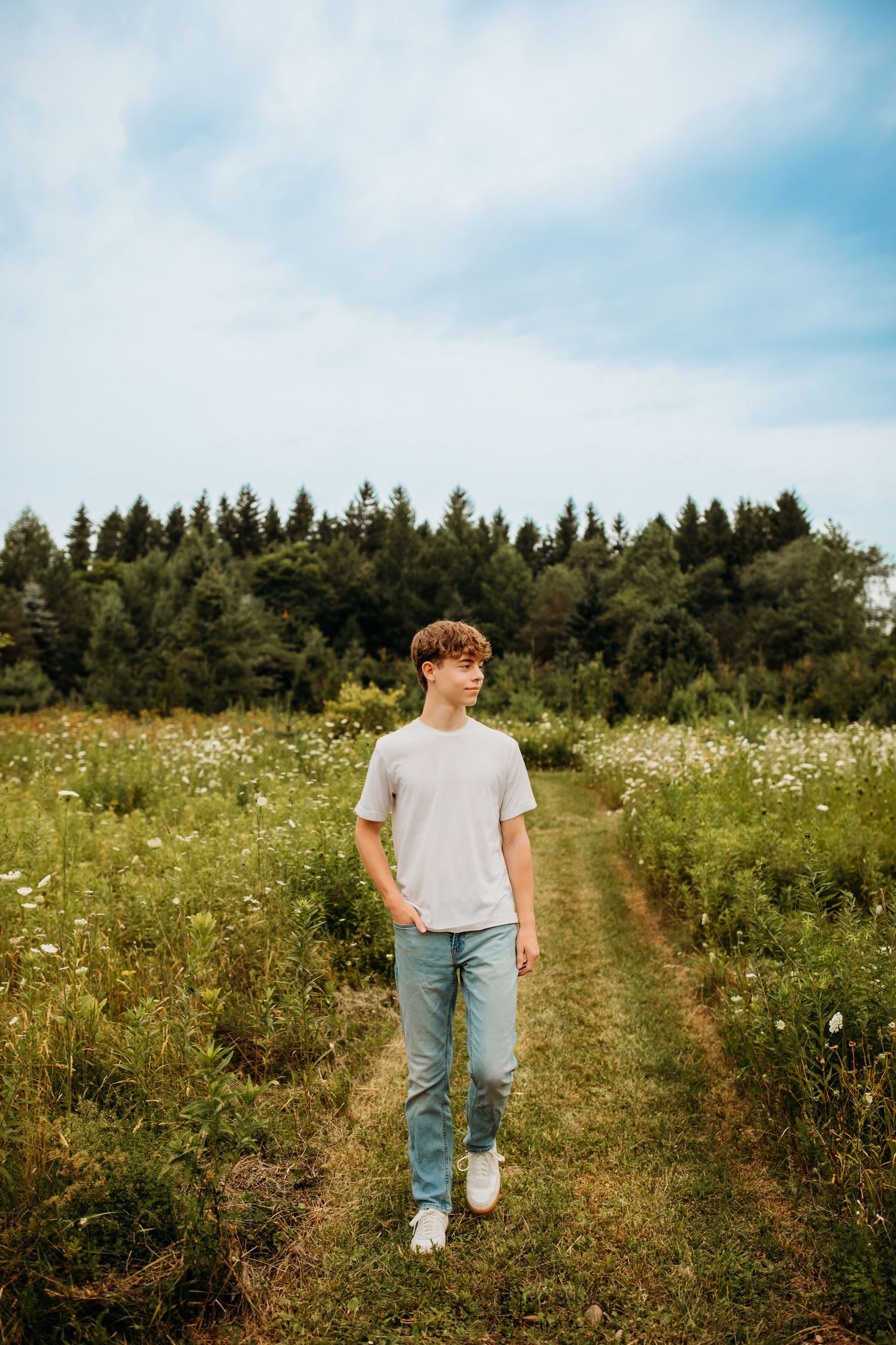 Senior boy photos in Gainesville, NY