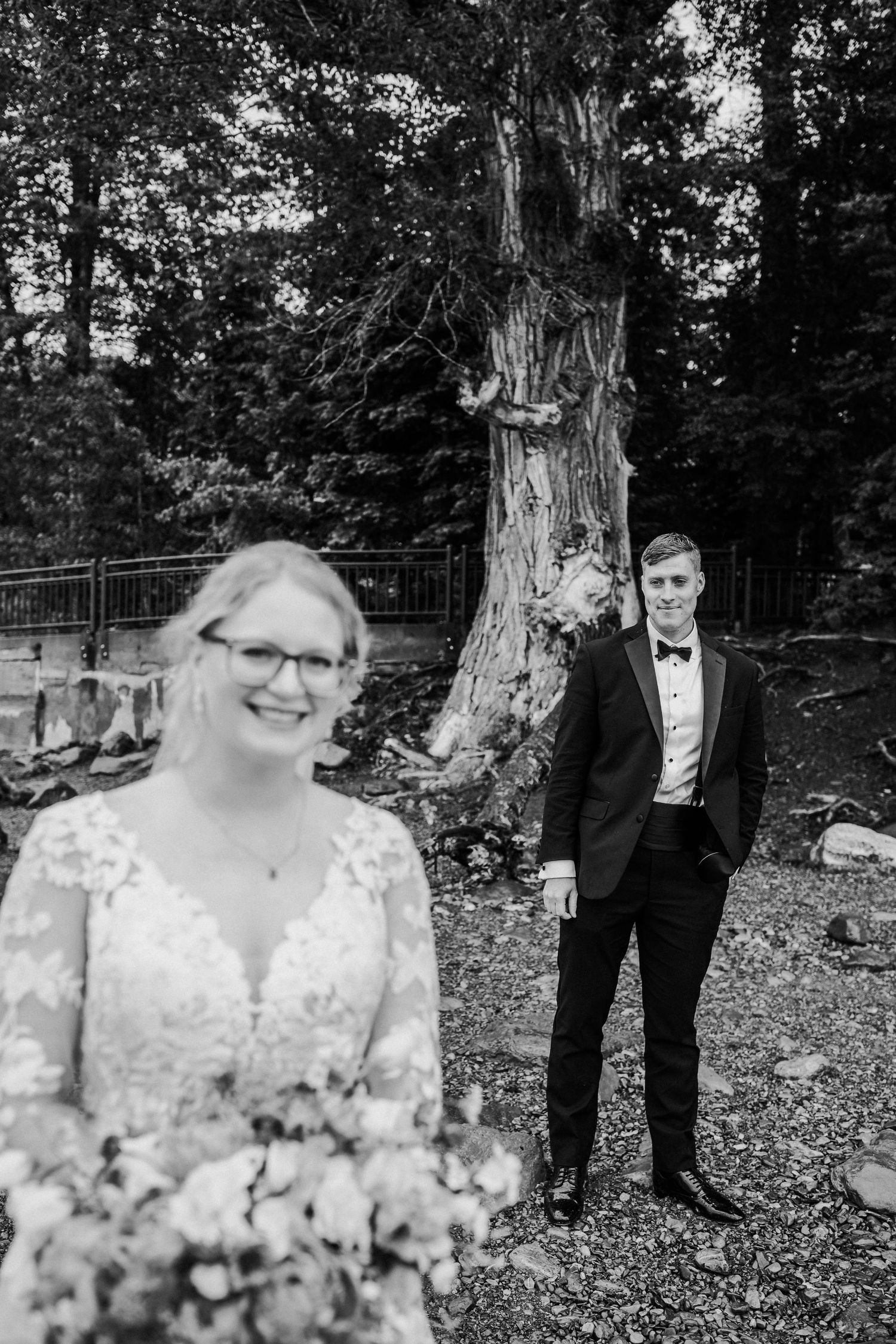 Autumn and Robin's Kalispell MT Adventure Session at Lake McDonald