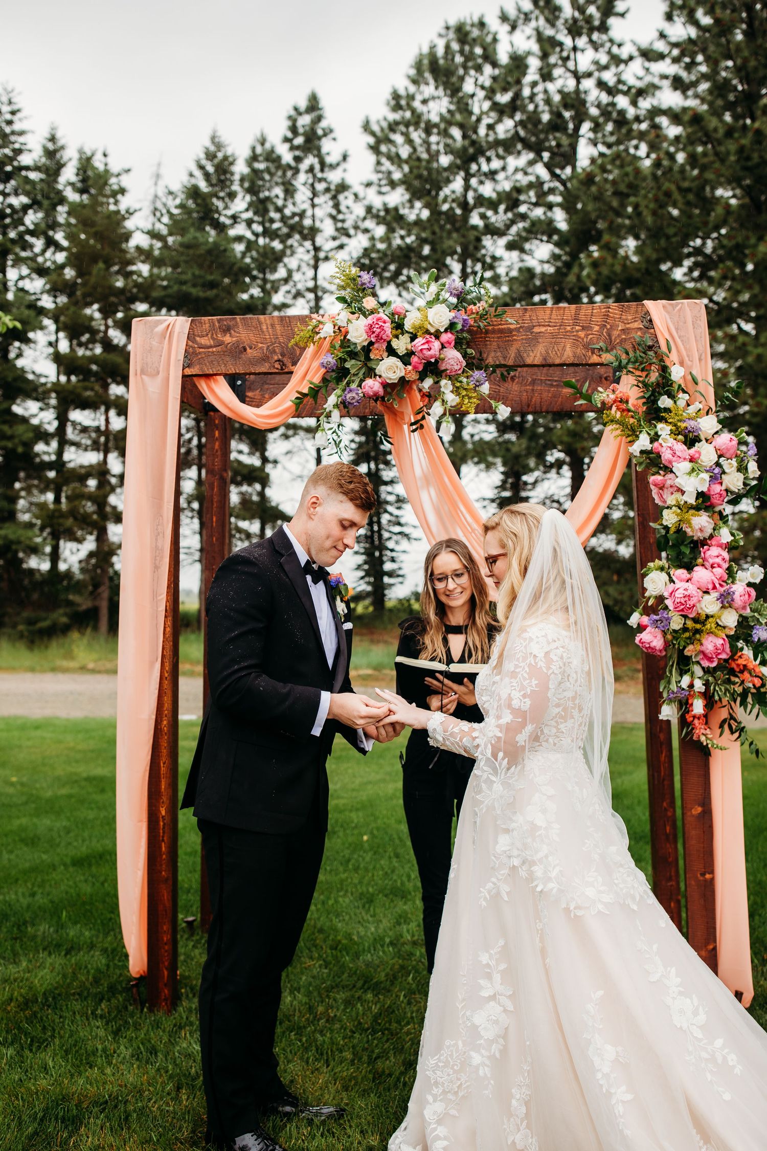 Autumn and Robin's Kalispell, Montana Micro-Wedding Ceremony