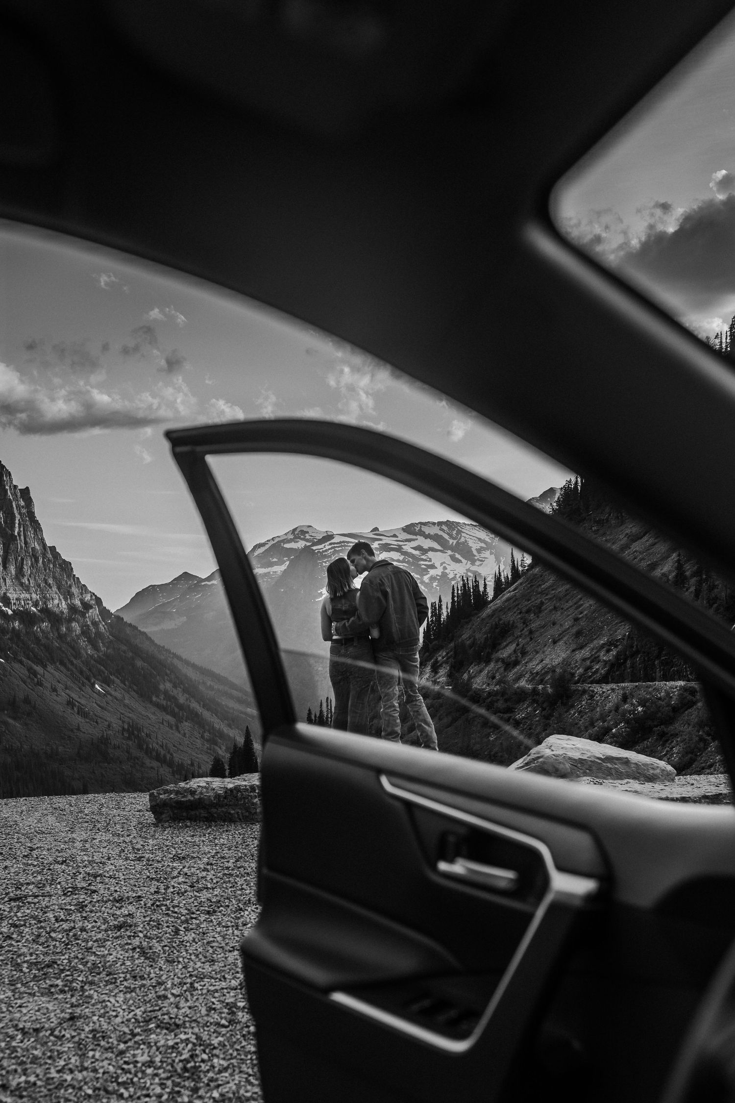 Our couples photos on Going To The Sun Road