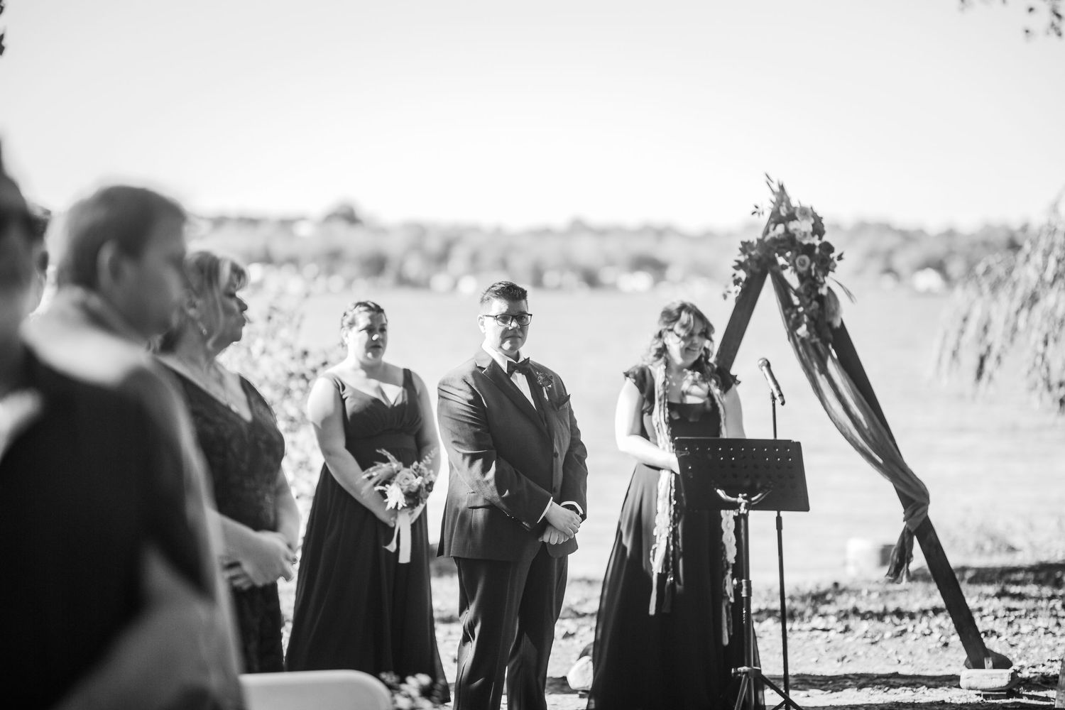 Cindy and Ashley's wedding ceremony