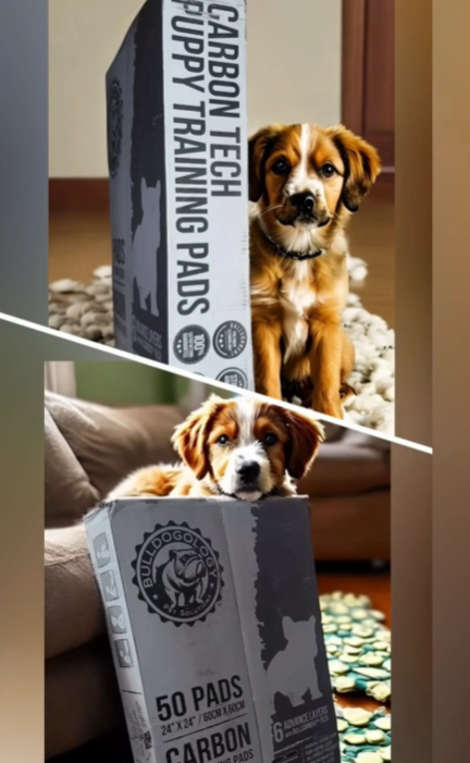 Dog with Bulldogology product by window in natural light, capturing authentic pet UGC lifestyle moment