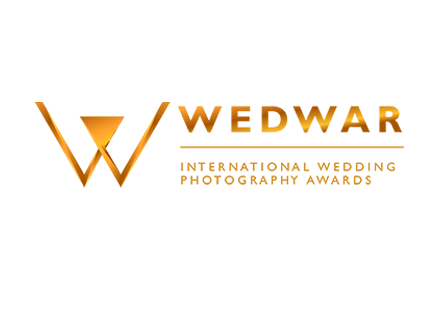 Wedding photographer logo designs: WEDWAR and International Wedding Photography Awards in orange and black.
