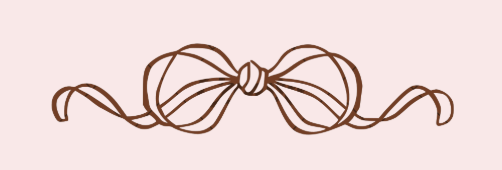 Minimalist floral design elements featuring decorative curls and swirls in a rose pink color on light background.