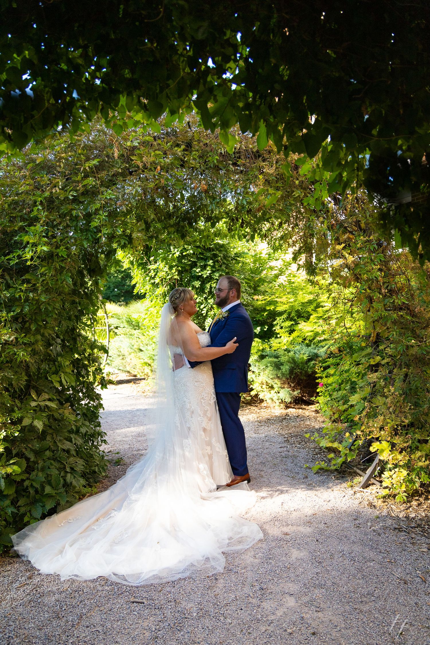 CSU Trial Gardens wedding portraits