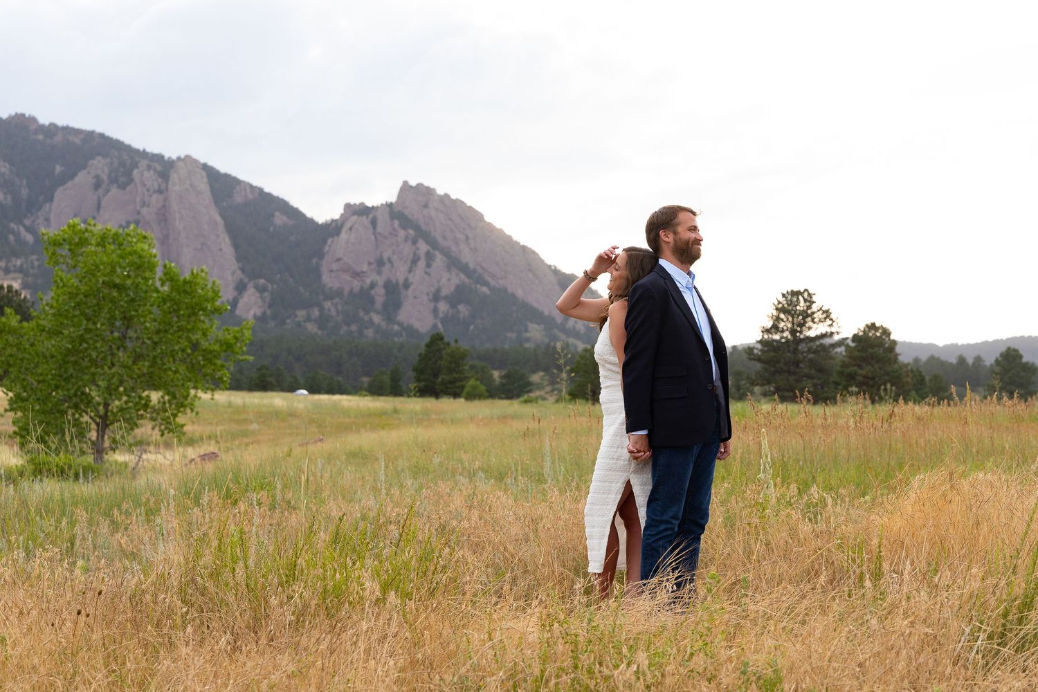 Engagement portraits NCAR Boulder