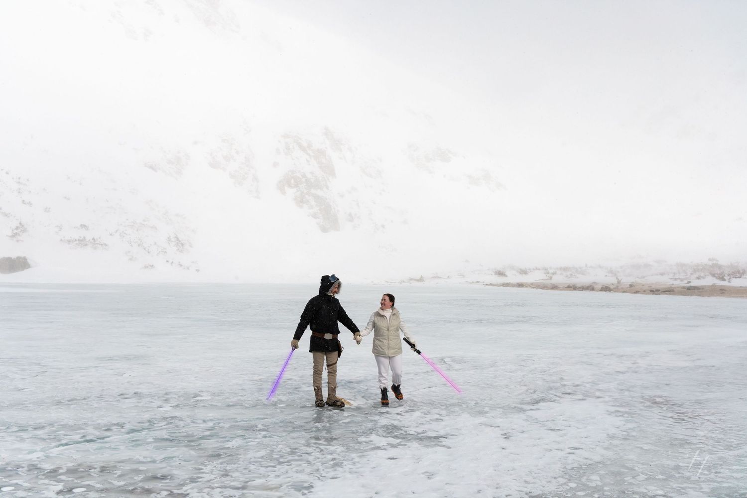 Hoth Star Wars Engagement Portraits