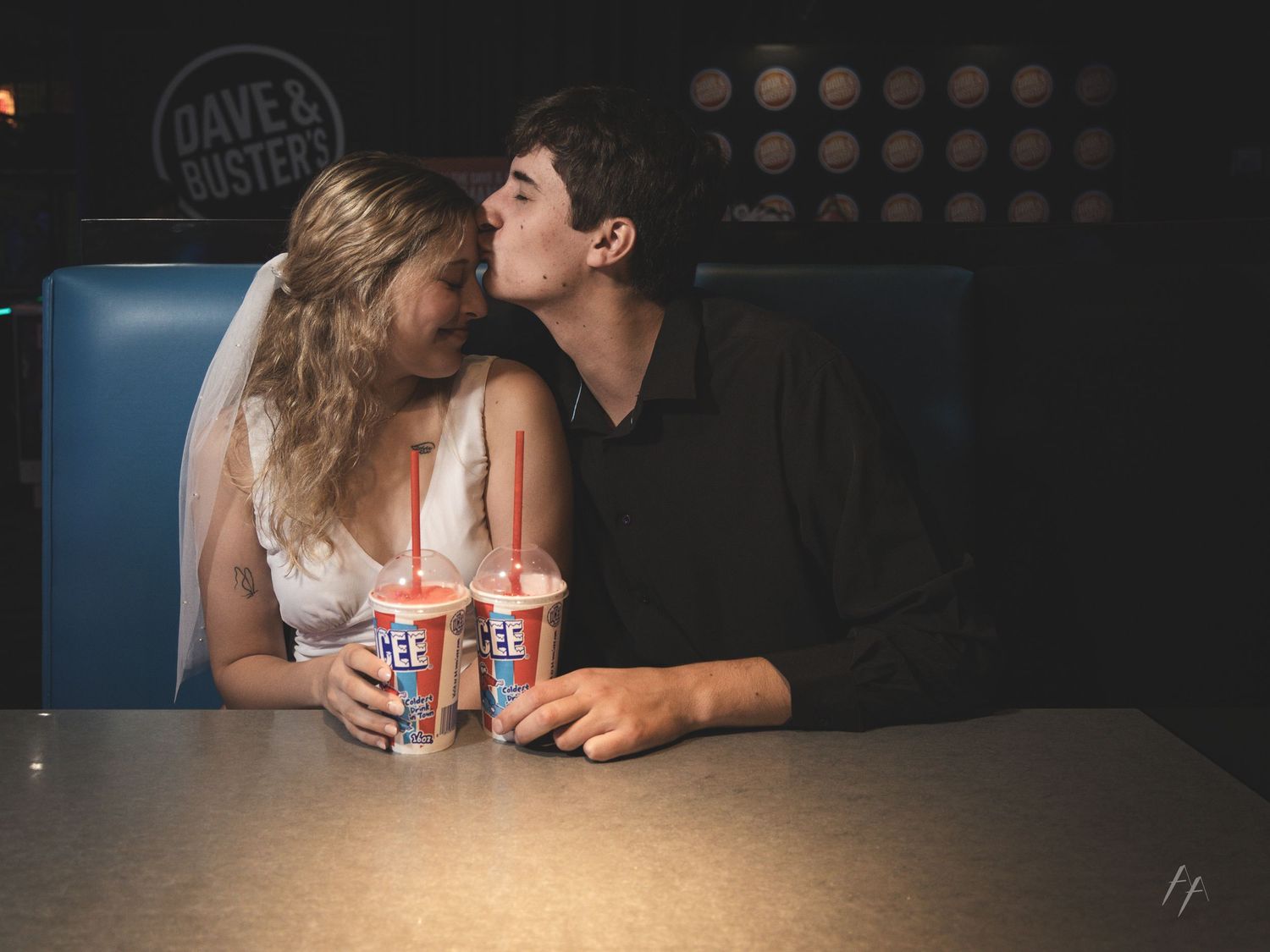 Arcade Engagement Photos