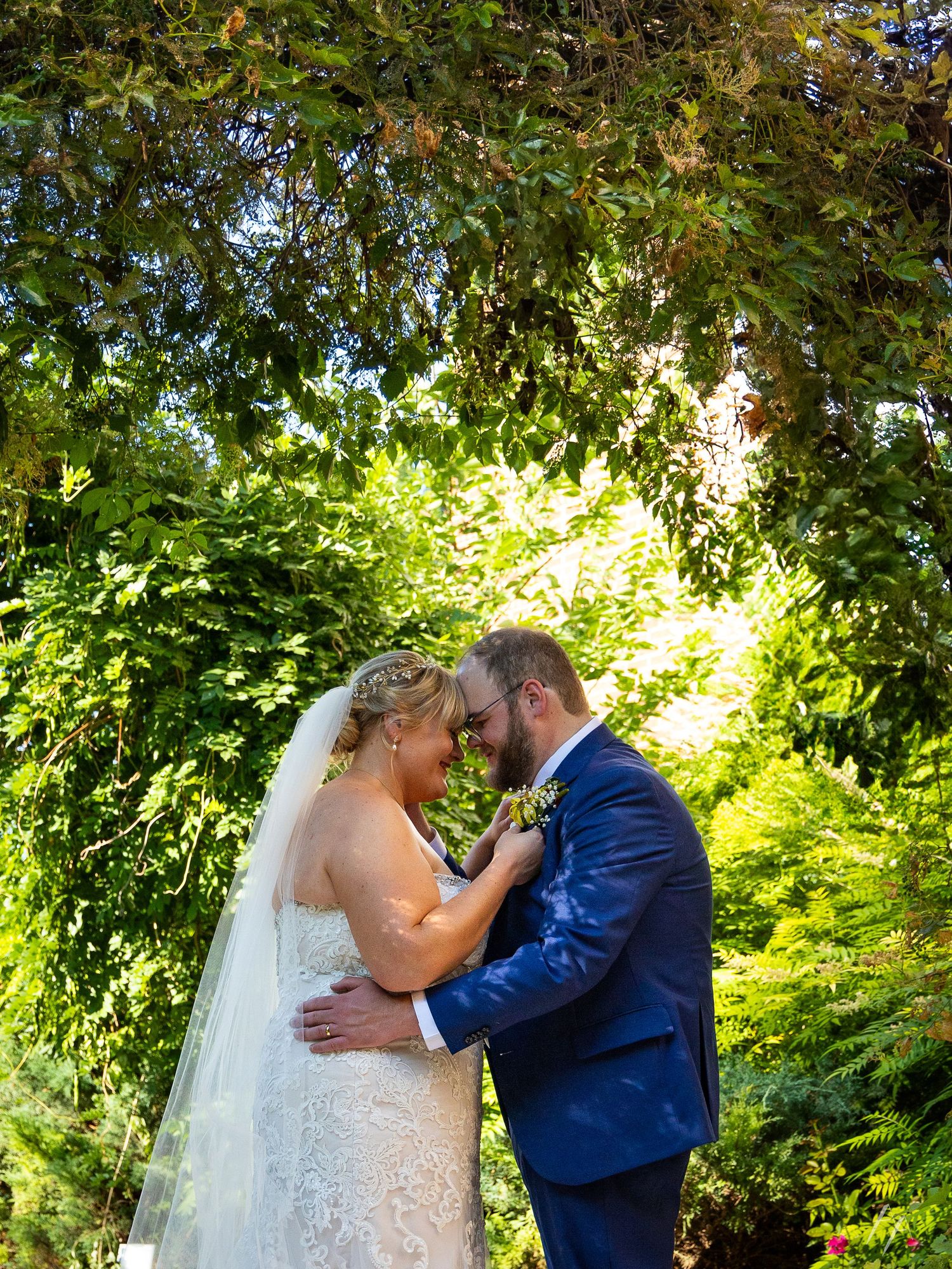 CSU Trial Gardens wedding portraits