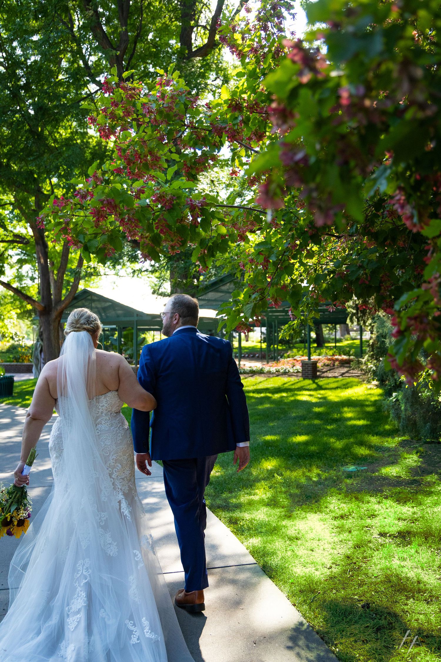 CSU Trial Gardens wedding portraits
