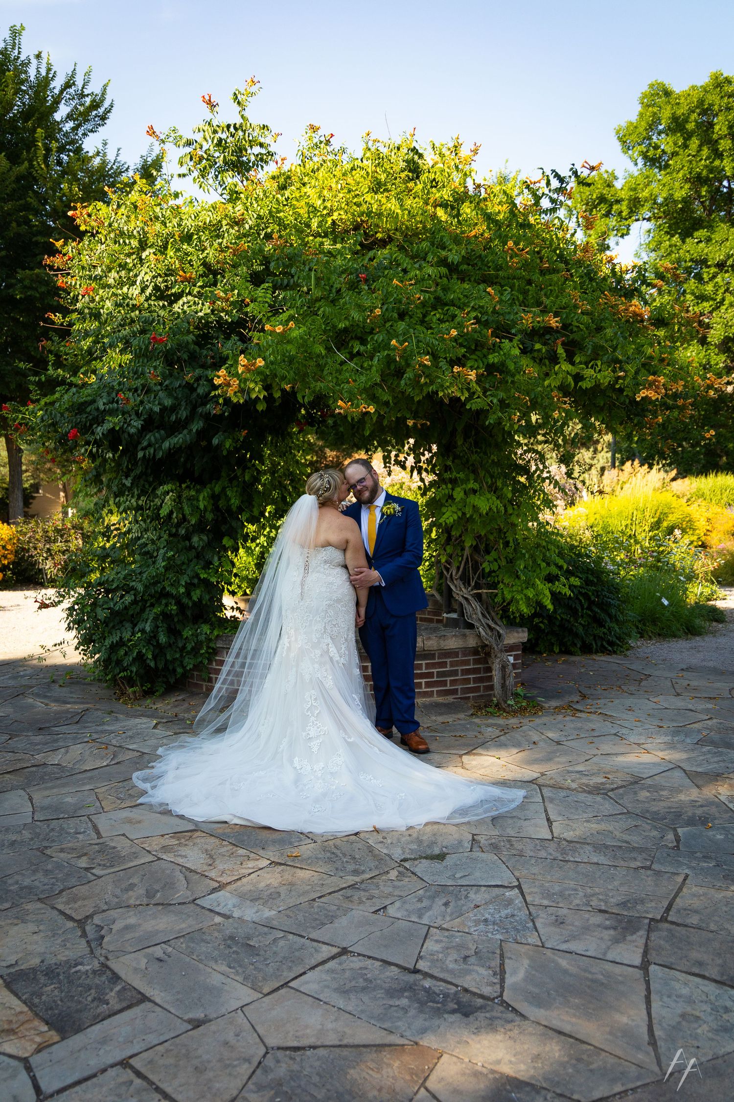 CSU Trial Gardens wedding portraits