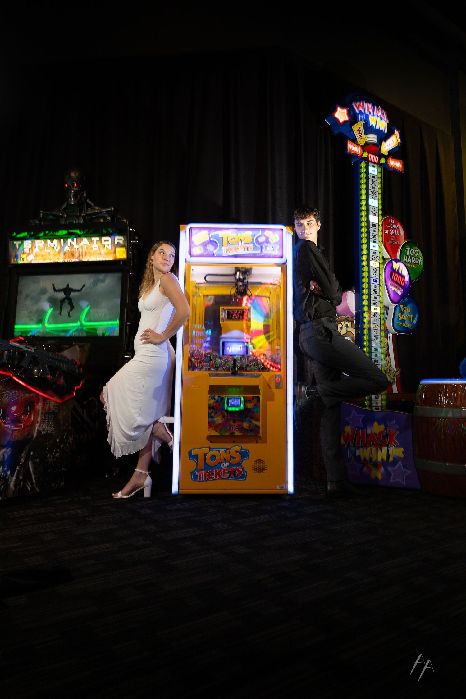Arcade Engagement Photos