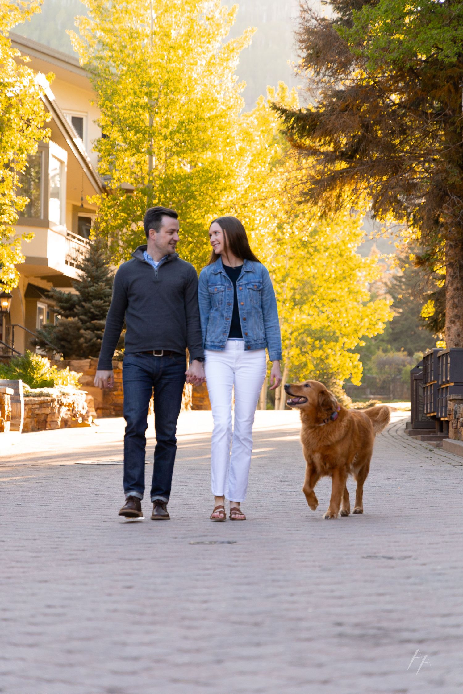 Vail engagement photos summer