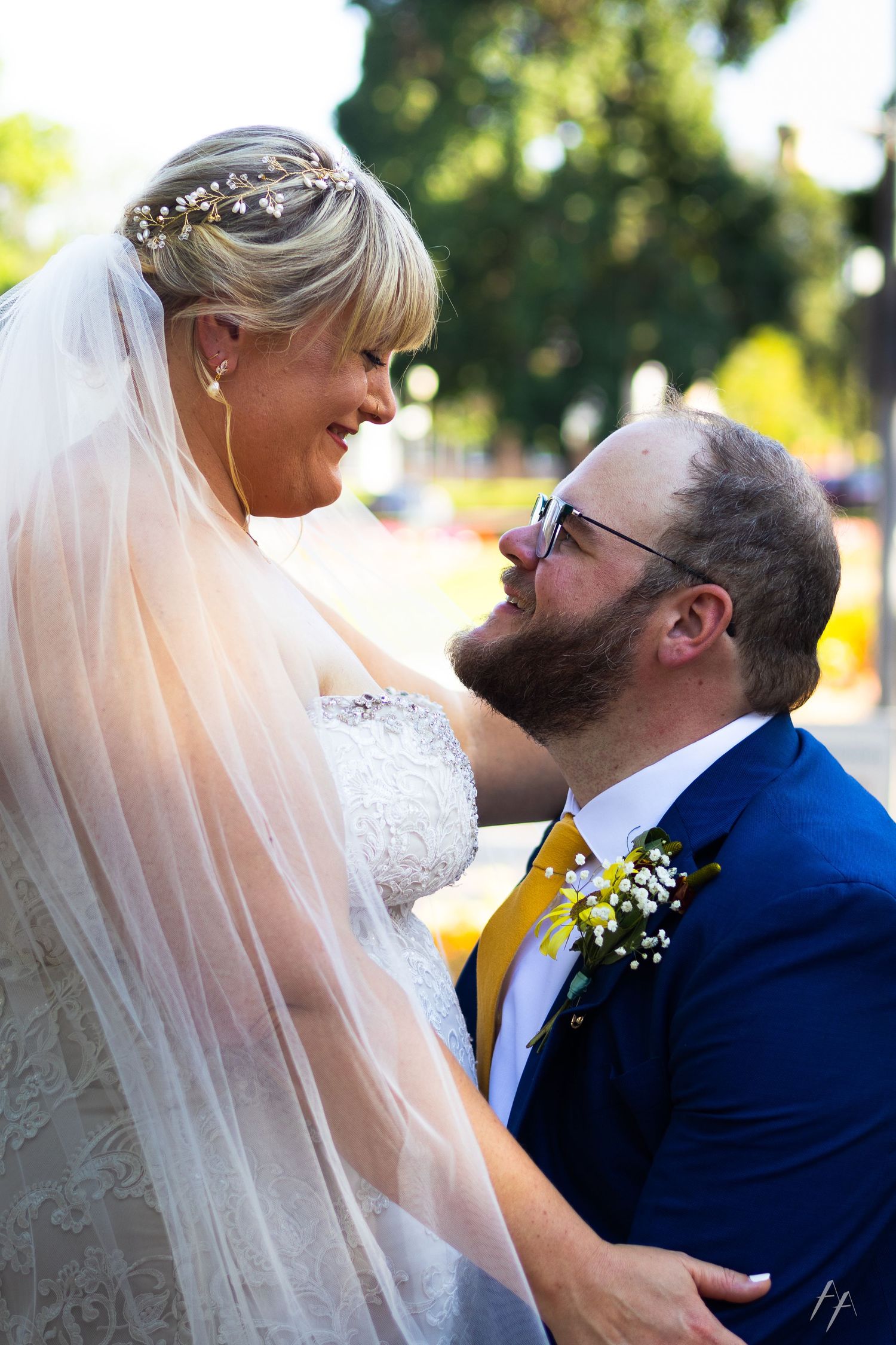 CSU Trial Gardens wedding portraits