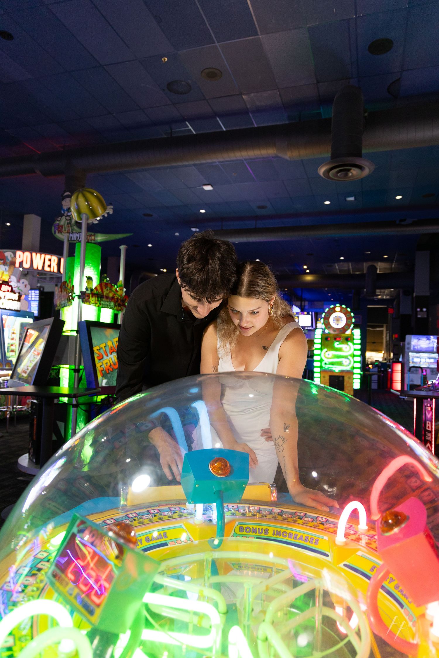 Arcade Engagement Photos