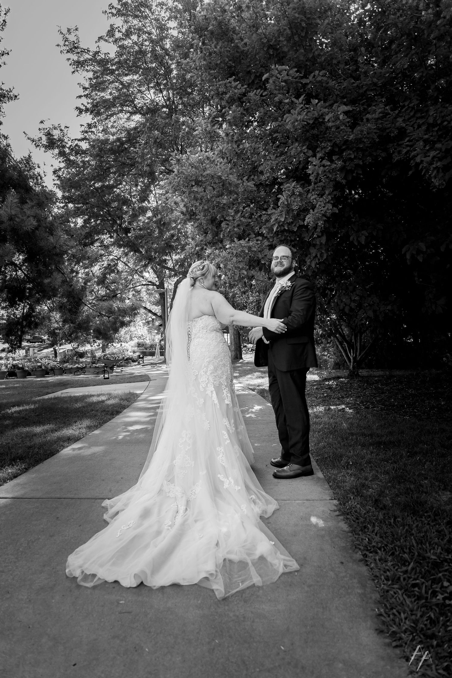 CSU Trial Gardens wedding portraits