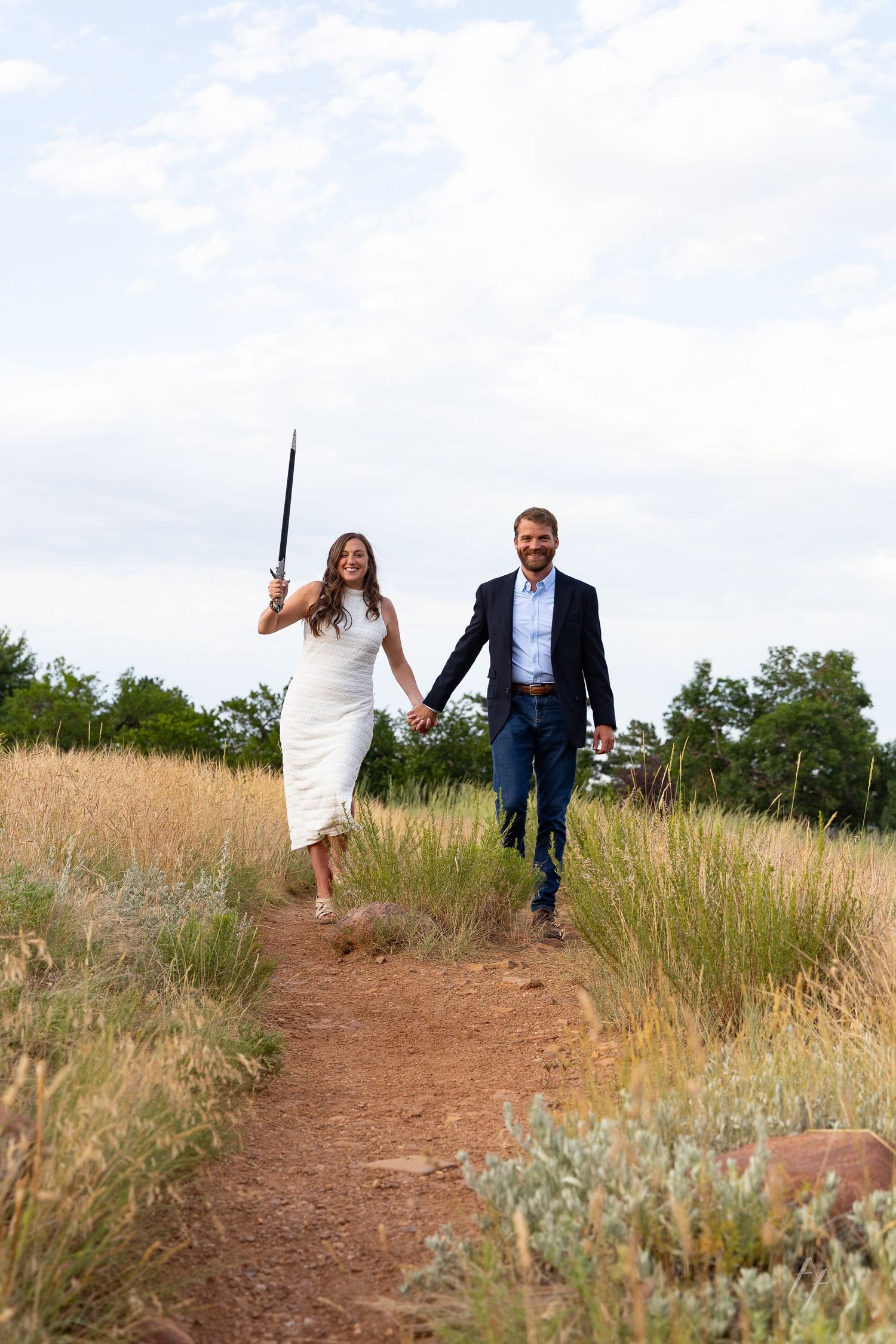 Engagement portraits NCAR Boulder