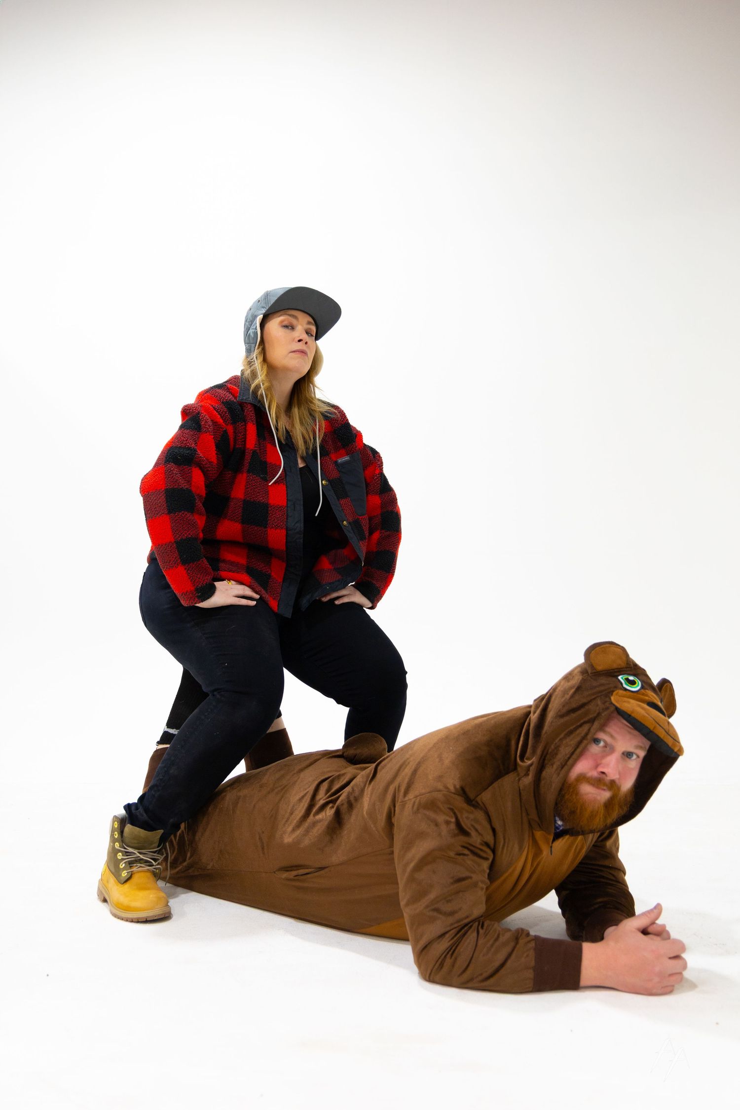 Sibling studio portraits
