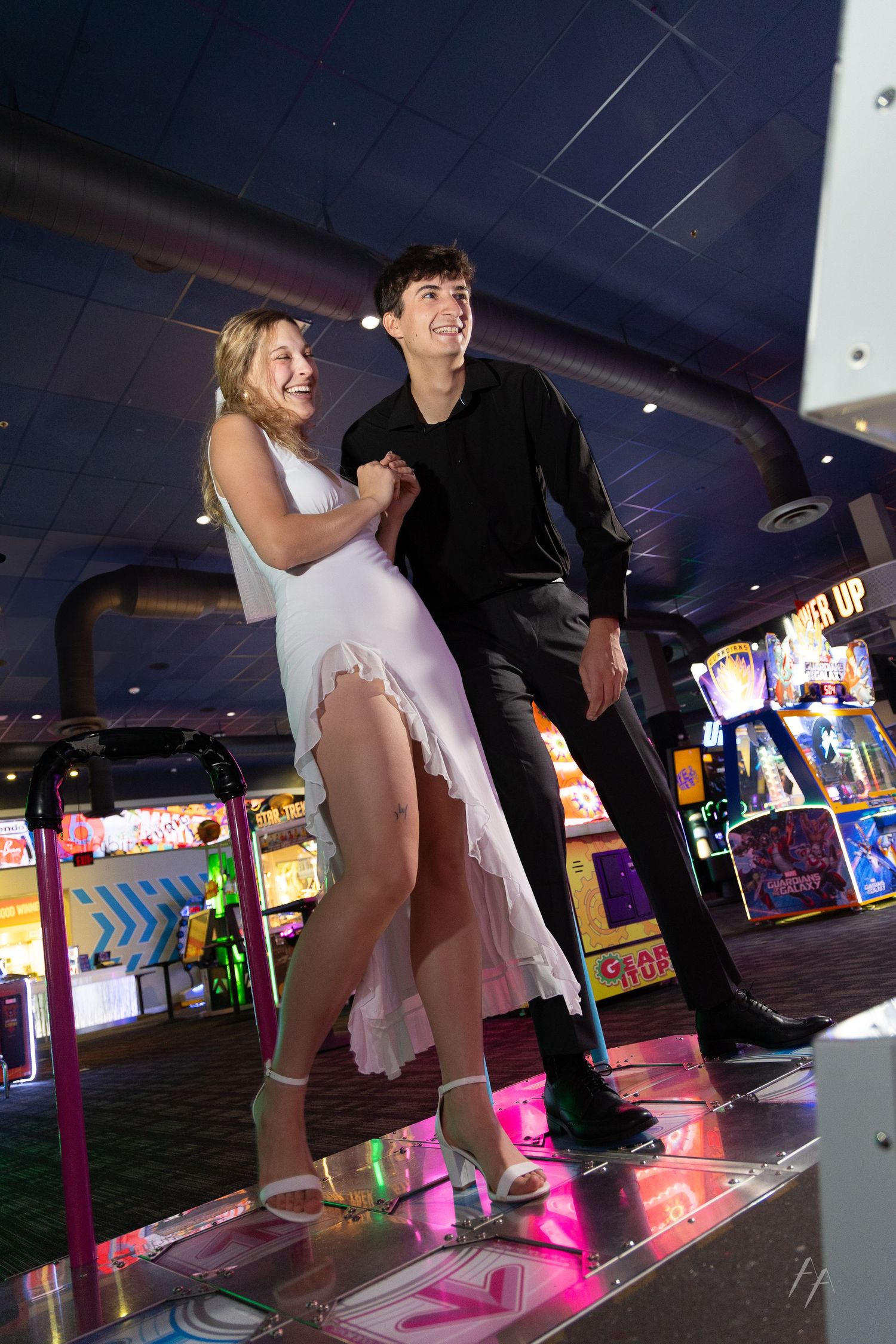 Dance Dance Revolution Engagement Photos
