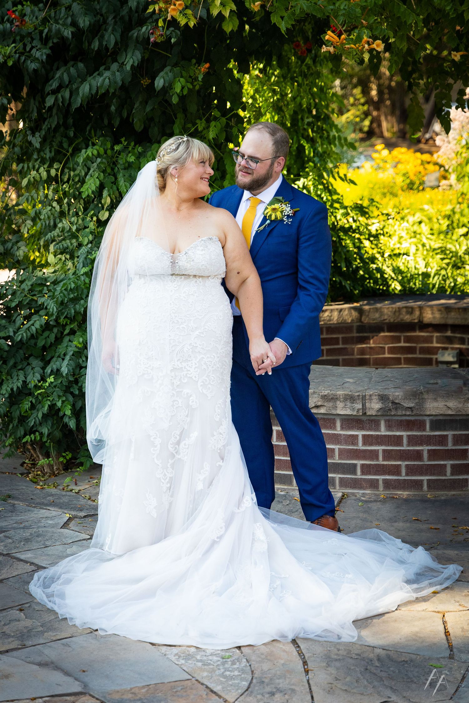 CSU Trial Gardens wedding portraits